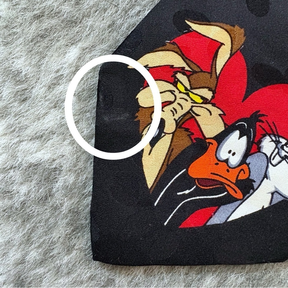 Vintage ‘90s Looney Tunes Warner Bros. Silk Tie - Picture 7 of 8